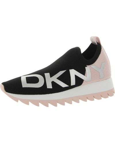 dkny ravyn zipper flatform sneakers