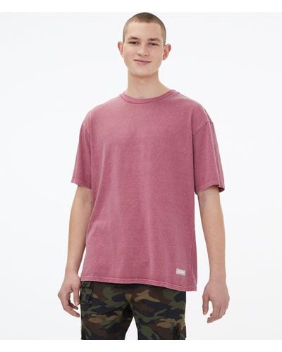 Aéropostale Washed Loose Fit Crew Tee - Multicolor