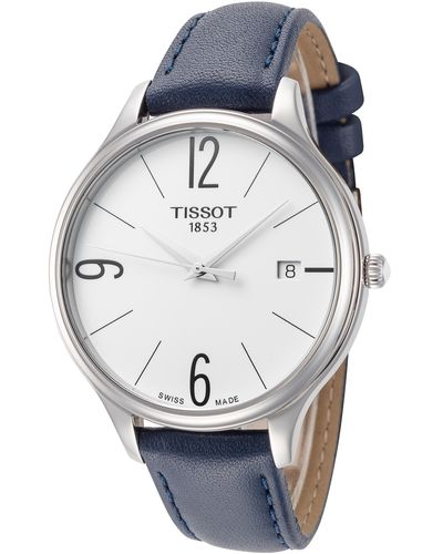Tissot T1032101601700 Bella Ora 38mm Quartz Watch - Blue