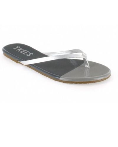 TKEES French Tips Thong Sandal - Gray