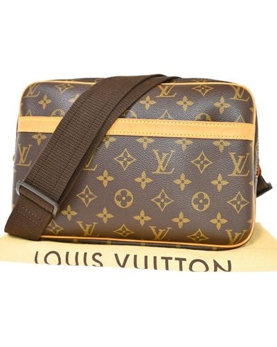 Louis Vuitton Reporter Pm Canvas Shoulder Bag (pre-owned) - Metallic