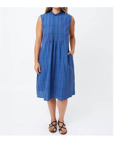 Mata Traders Meredith Sleeveless Dress - Blue