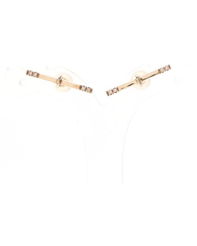 Hirotaka Trapeze Earrings K10yg Diamond Yellow Set Of 2 - Metallic