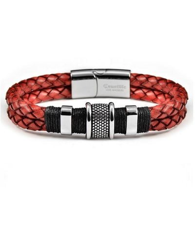 Crucible Jewelry Crucible Los Angeles Distressed Leather - Red