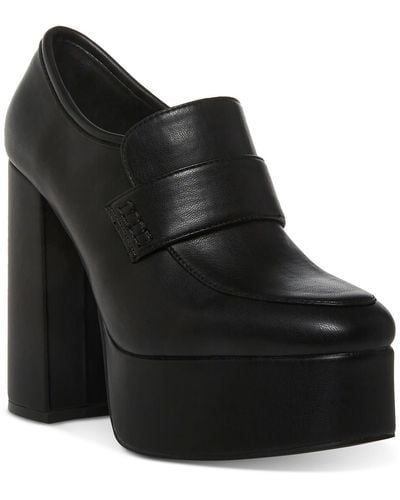 Madden Girl Dean Slip On Dressy Platform Heels - Black
