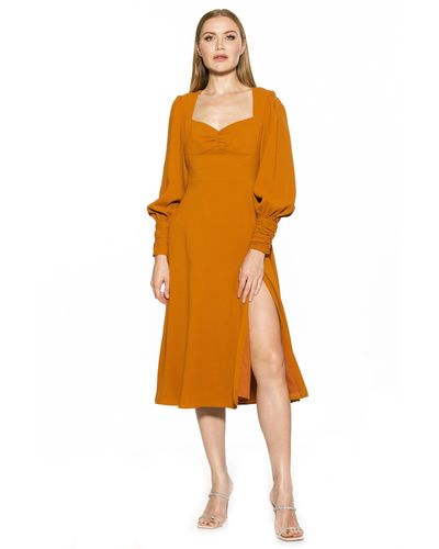 Alexia Admor Travi Midi Dress - Orange