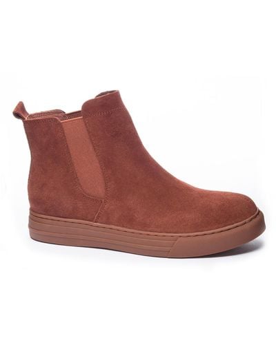 Dirty Laundry Fabina Leather Pull On Chelsea Boots - Natural