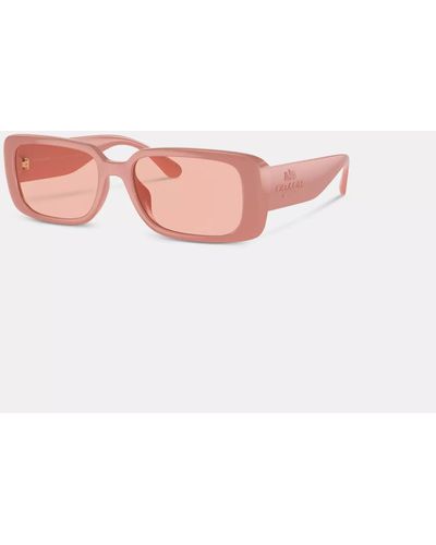 COACH Narrow Rectangle Sunglasses - Pink