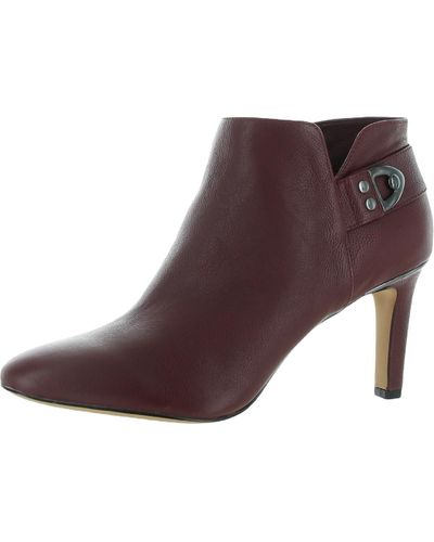 Vince Camuto Lexcia Leather Booties - Brown