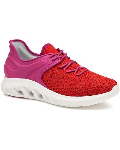 Johnston & Murphy Activate Fitness Lifestyle Casual And Fashion Sneakers - Red