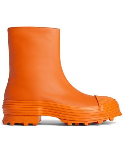 Camper Ankle Boots Traktori - Orange