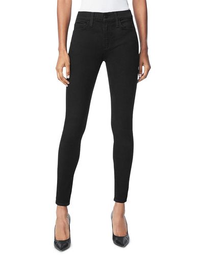 Joe's The Icon Skinny Cropped Ankle Jeans - Black