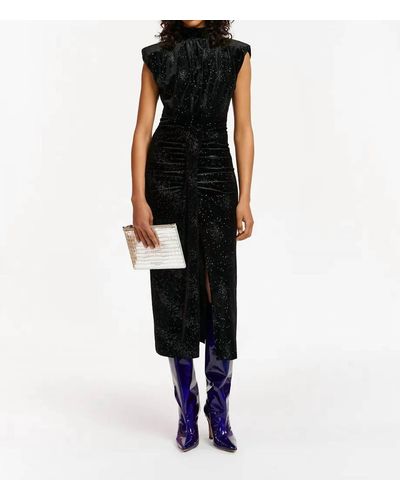 Essentiel Antwerp Exotic Sparkling Dress - Black