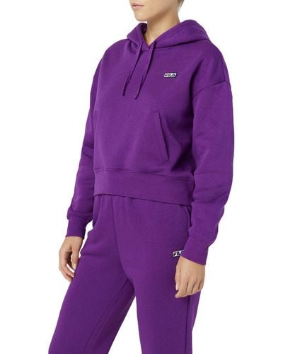 Fila Marina Fitness Activewear Hoodie - Purple