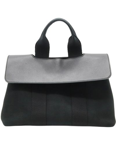 Hermès Valparaiso Leather Tote Bag (pre-owned) - Black