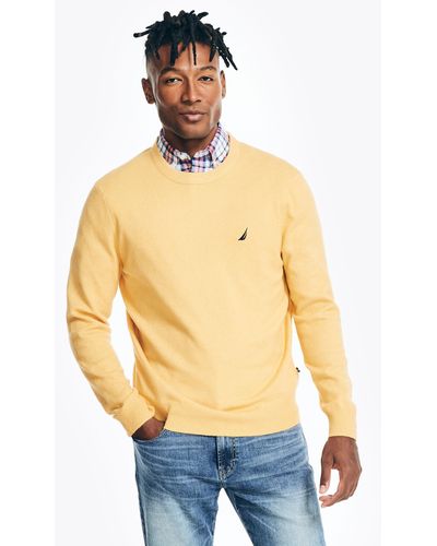 Nautica Sustainably Crafted Crewneck Sweater - Green