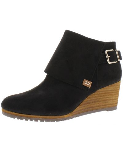 Dr scholl's dakota wedge booties black discount