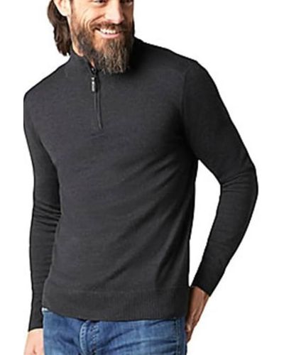 Smartwool Sparwood 1/2-zip Sweater - Black