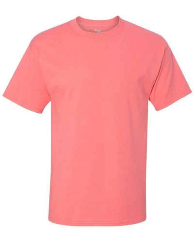Hanes Beefy-t T-shirt - Pink