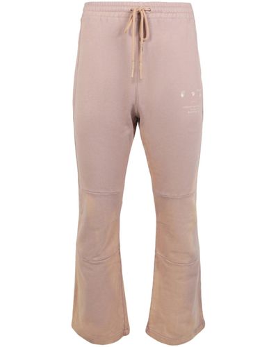 Off-White c/o Virgil Abloh Laundry Paneled Sweatpants - Pink