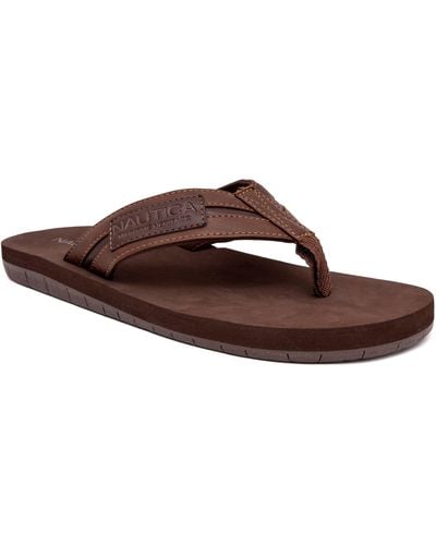 Nautica Flip-flop Sandal - Brown