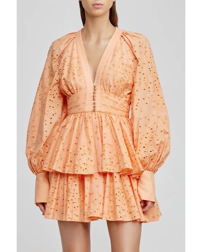 Acler Amelia Dress - Orange