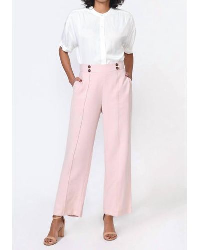 Greylin Jeany High Rise Pant In Soft Pink