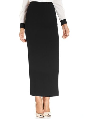 Kasper Office Wear Professional Straight Skirt - Black