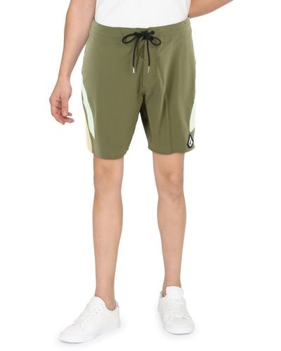 Volcom Beachwear Pocket Casual Shorts - Green