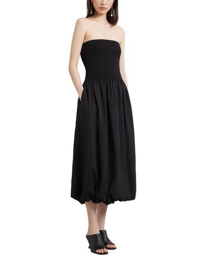 MODERN CITIZEN Lele Strapless Bubble Hem Dress - Black
