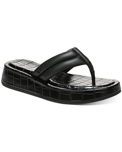 Circus by Sam Edelman Laina Comfort Insole Flip-flops Platform Sandals - Black