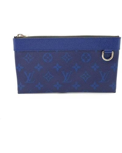 Louis Vuitton Discovery Leather Wallet (pre-owned) - Blue