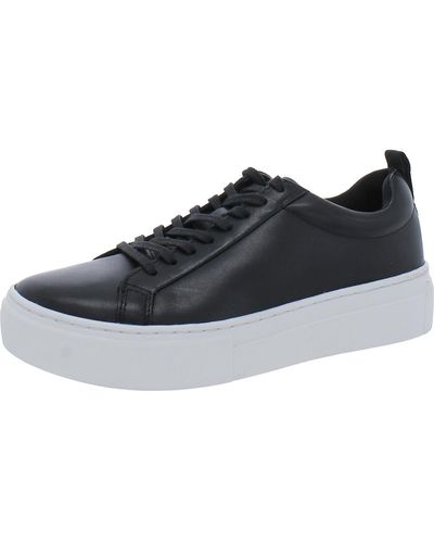 Vagabond Shoemakers Leather Flatform Casual And Fashion Sneakers - Black