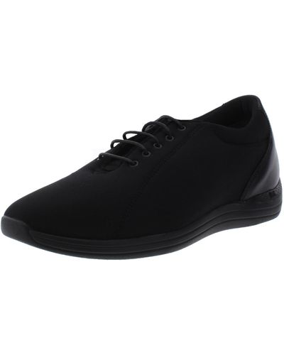 Drew Tulip Leather Comfort Casual Shoes - Black