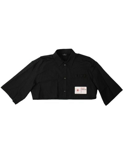 Marcelo Burlon Black Label Crop Top Shirt