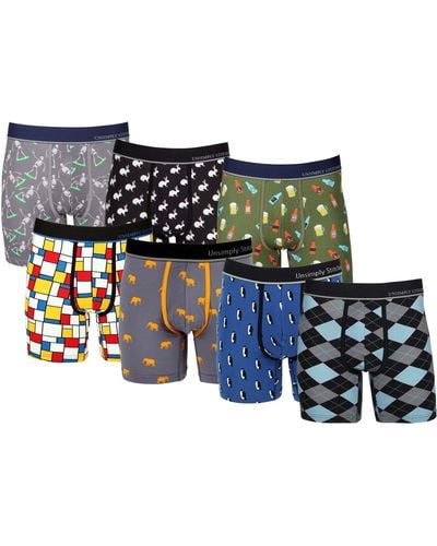 Unsimply Stitched Boxer Brief 7 Pack - Green