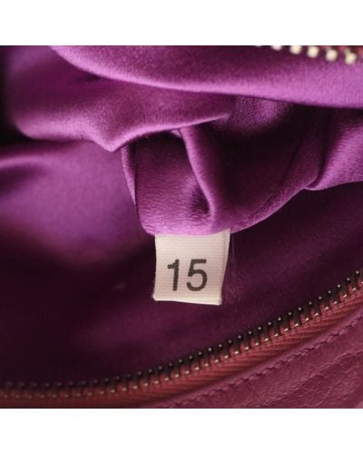 Prada Leather Shoulder Bag (pre-owned) - Purple