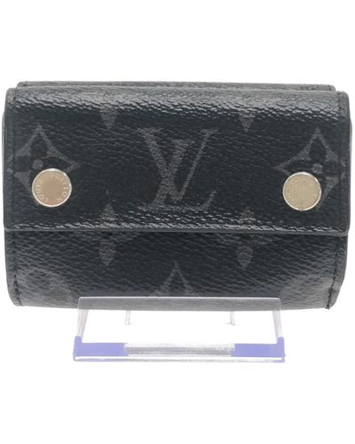 Louis Vuitton Brazza Canvas Wallet (pre-owned) in Black for Men