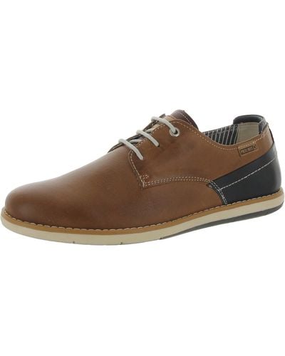 Pikolinos Jucar Leather Comfort Oxfords - Brown