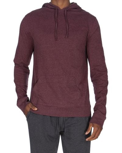 Unsimply Stitched Super Soft Pullover Hoodie - Purple