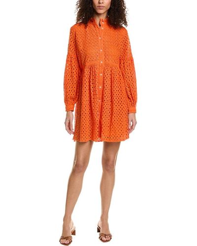 Jude Connally Gloria Babydoll Dress - Orange