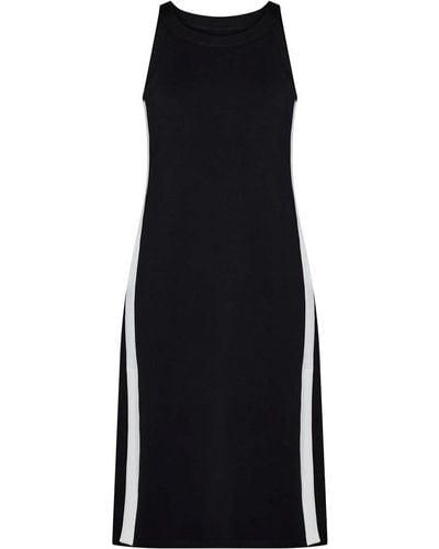 Spanx Aire Side Stripe Mini Dress - Black