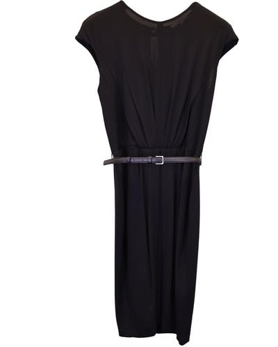 Max Mara Cocktail Dress With Belt - Black