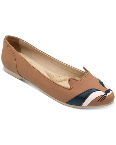 Loly In The Sky Nicole Dressy Cushion Insole Loafers - Brown