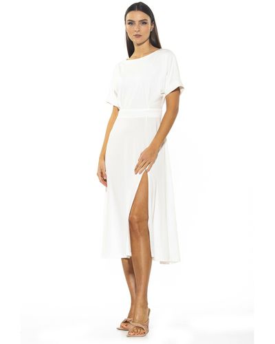 Alexia Admor Lana Midi Dress - White