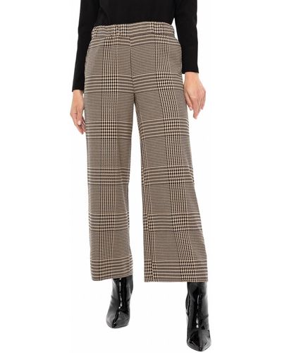 Renuar Pull On Cropped Pant - Gray