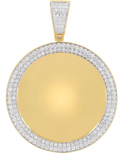 Monary 14k Gold Pendants With 1.38 Ct. Diamonds - Yellow