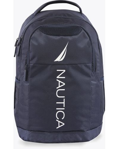 Nautica Logo Backpack - Blue