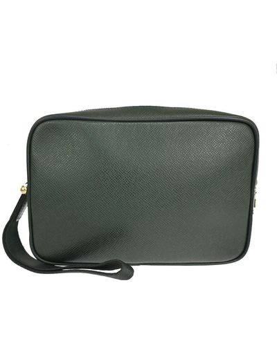 Louis Vuitton Pochette Canvas Clutch Bag (pre-owned) - Green