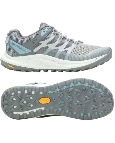 Merrell Antora 3 Trail Running Shoes - Medium Width - Gray